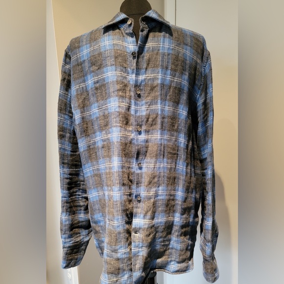 Saks fifth avenue - men’s shirt. Linen - Picture 3 of 3